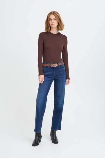 ICHI Knuta Belt - Brown