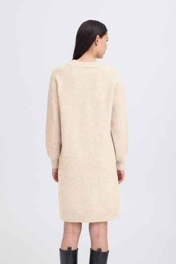 ICHI Asdis Dress - Oatmeal