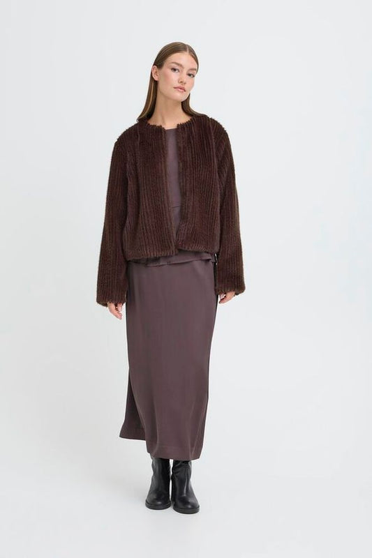 ICHI Cikora Jacket - Shale