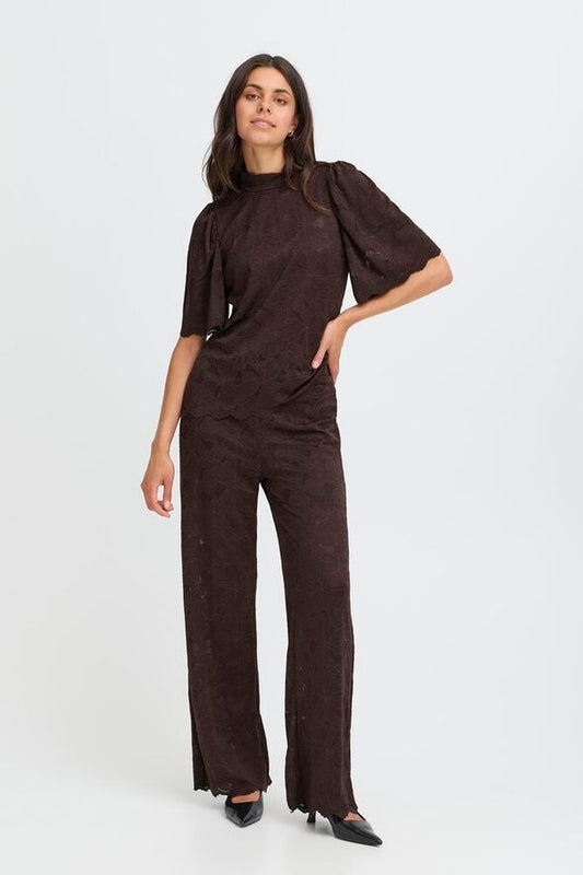Fransa Mirabella Pants - Chocolate