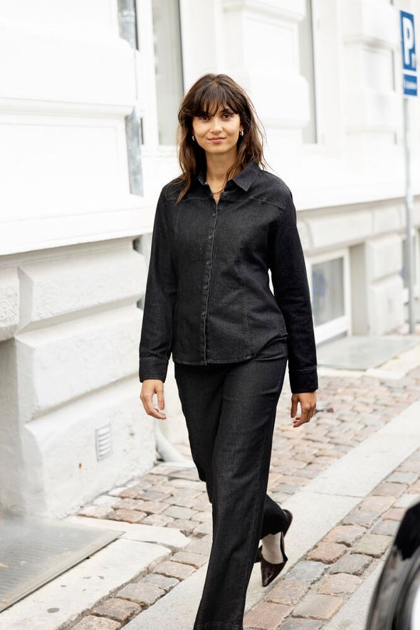 Fransa Chi Hanna Jeans - Black Denim