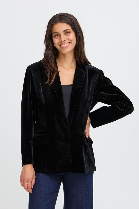 Fransa Donna Blazer - Black