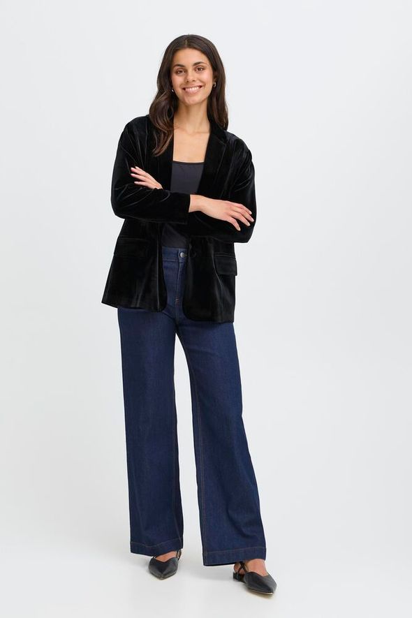 Fransa Donna Blazer - Black