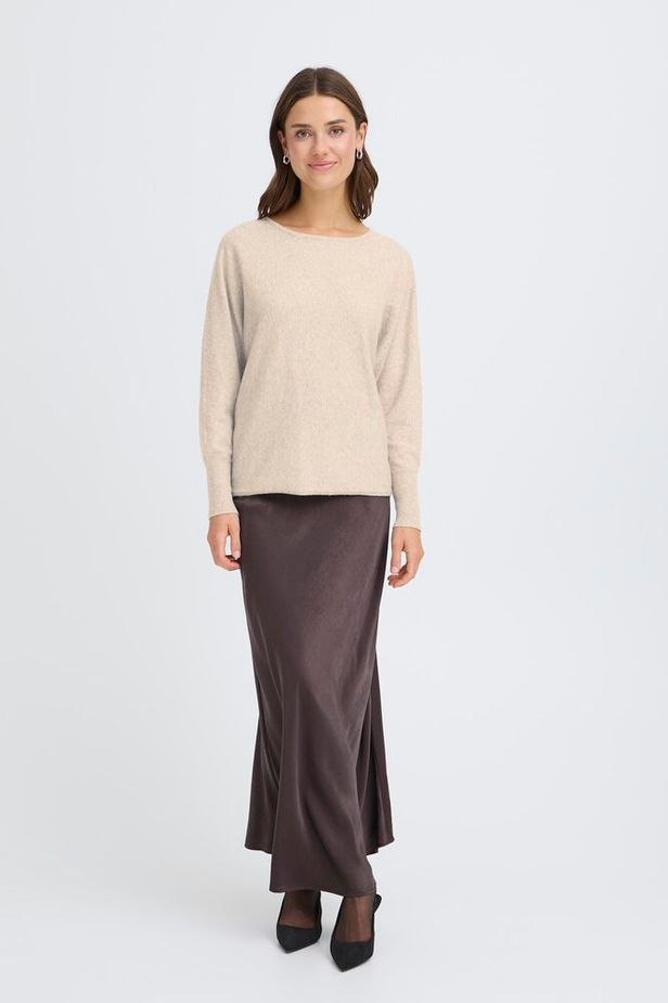Fransa Romina Pullover - Oatmeal