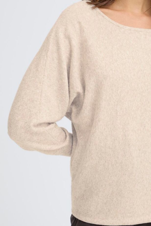Fransa Romina Pullover - Oatmeal