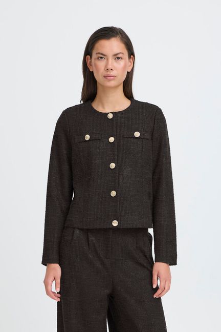 ICHI Kate Gleam Jacket - Black