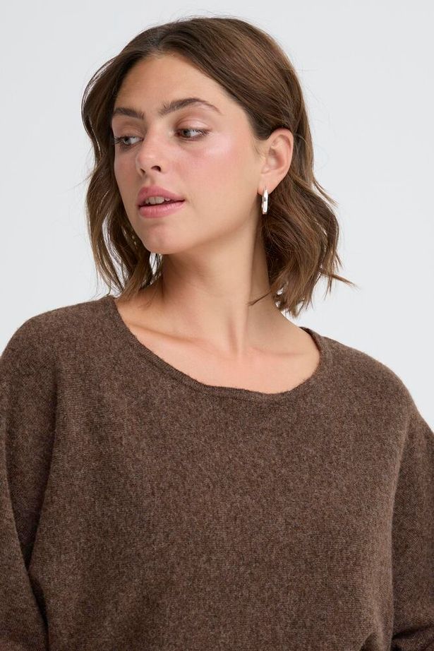 Fransa Romina Pullover - Chocolate