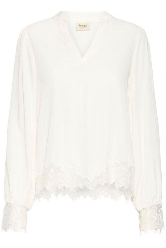 Fransa Tanny Blouse - White