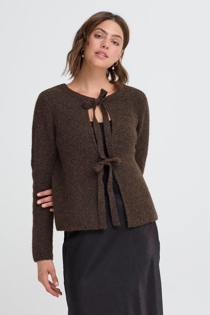 Fransa Rosanna Cardigan - Brown