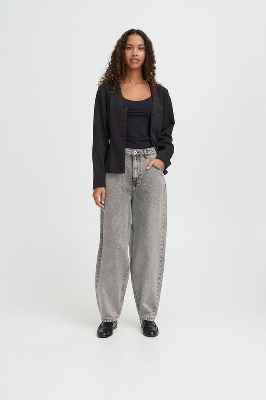 Ichi Berisel Jeans - Denim Black