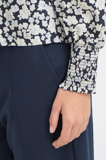 ICHI Kelia Blouse - Birch Flowers