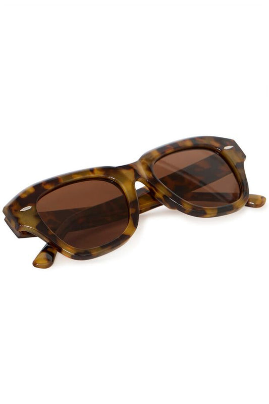 ICHI Sandra Sunglasses - Burnt Orange