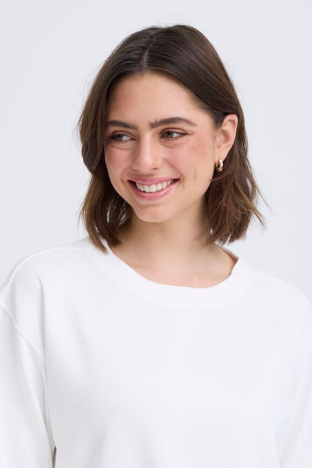 Fransa Aurora Top - Whisper White