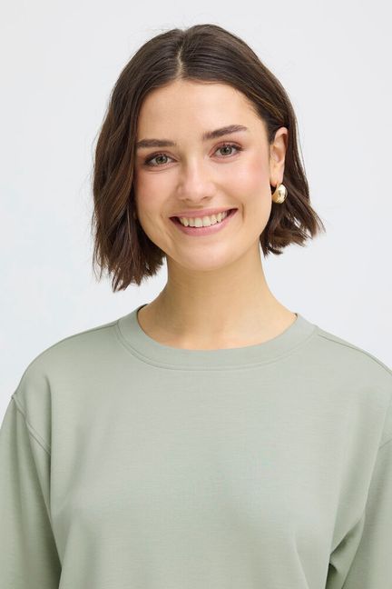 Fransa Aurora Top - Desert Sage