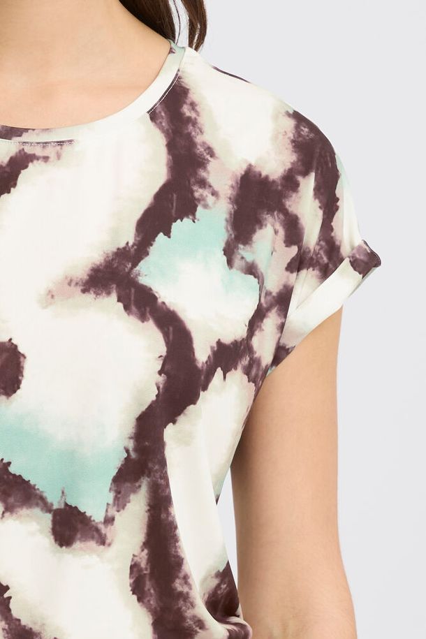 Fransa Seen T-Shirt - Marble Creme