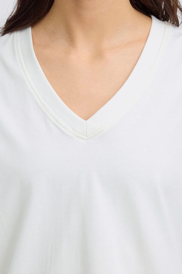 Fransa Feba T-Shirt - Whisper White