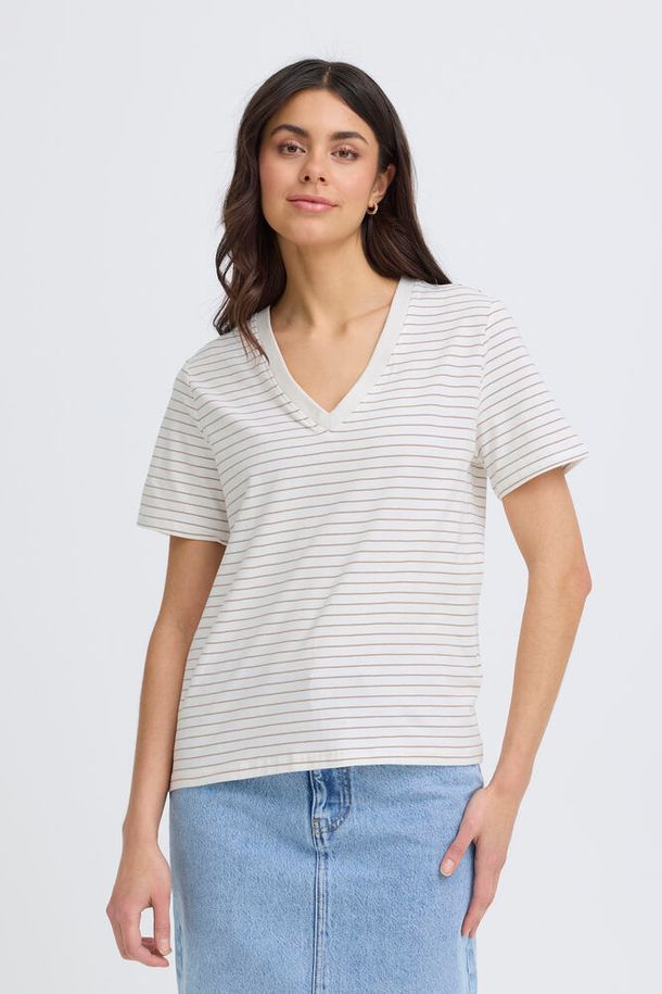 Fransa Feba T-Shirt - Stripe