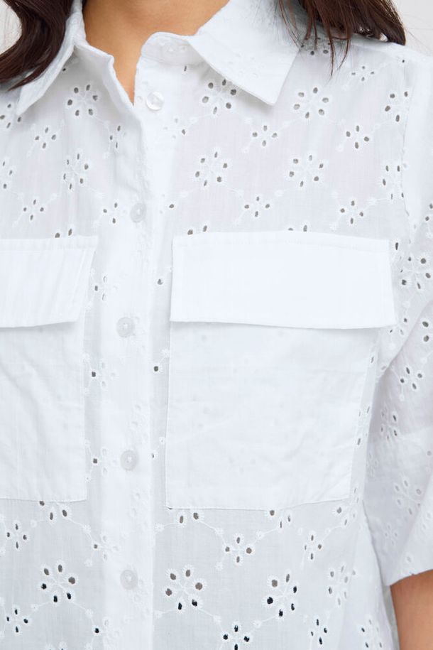 Fransa Blair Shirt - White