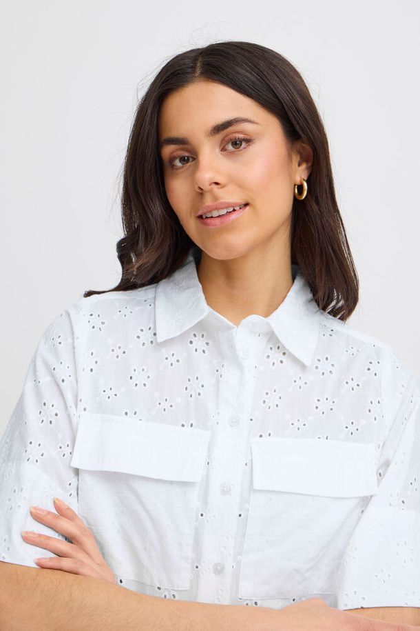 Fransa Blair Shirt - White