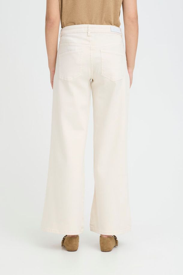 ICHI Ziggy Wide Pants - Birch