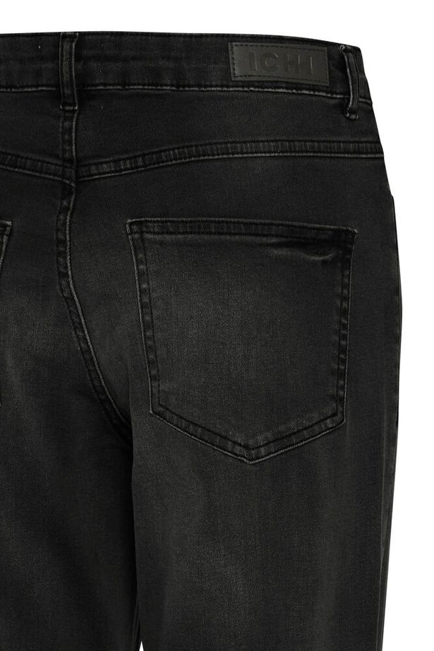 ICHI Wiggy Raven Cropped Jeans - Black