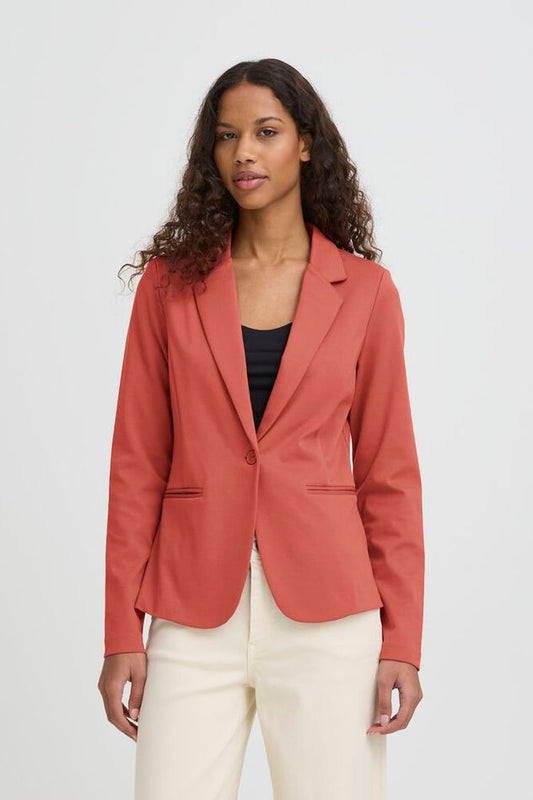 ICHI Kate Blazer - Cowhide