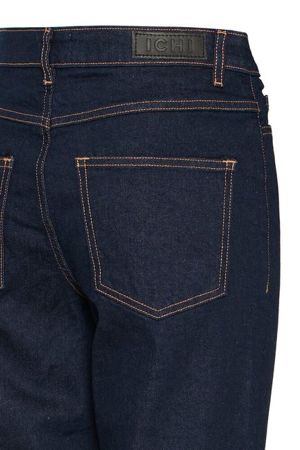 ICHI Wiggy Raven Cropped Jeans - Authentic Blue