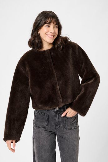 Kaffe Jemmy Faux Fur Jacket