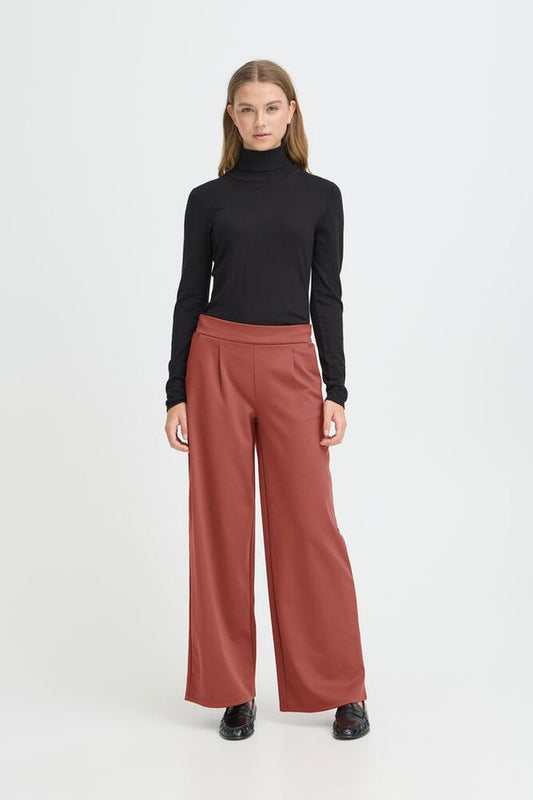ICHI Kate Pants - Cowhide