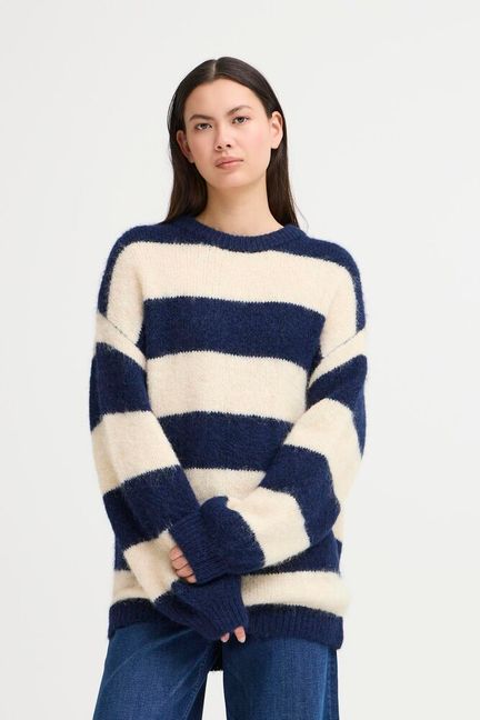 ICHI Dayana Jumper - Patriot Blue
