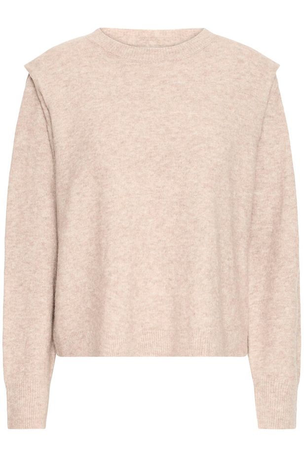 Fransa Noah Pullover - Desert Taupe Melange