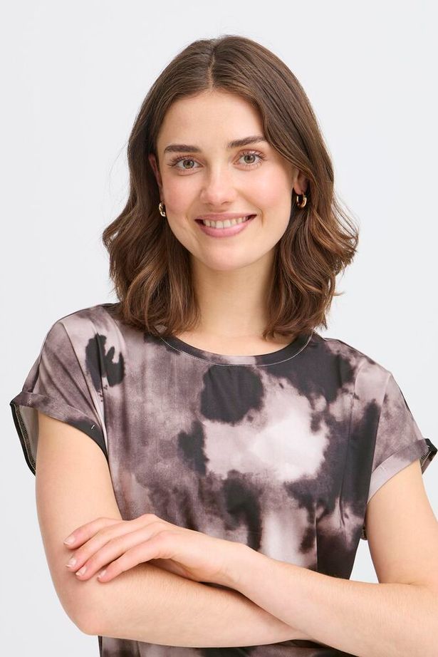 Fransa Seen Tee - Pumicestone Ghost