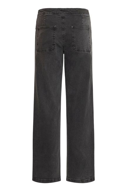 ICHI Nolia Denim Jeans - Washed Black