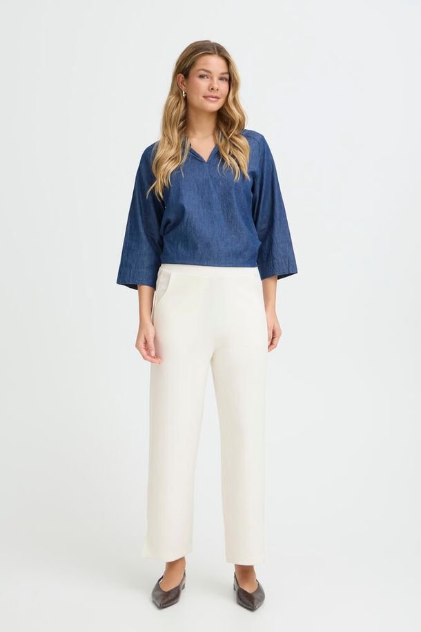 Fransa Aurora Pants - Whisper White