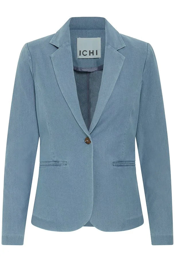 ICHI Kate Denim Blazer