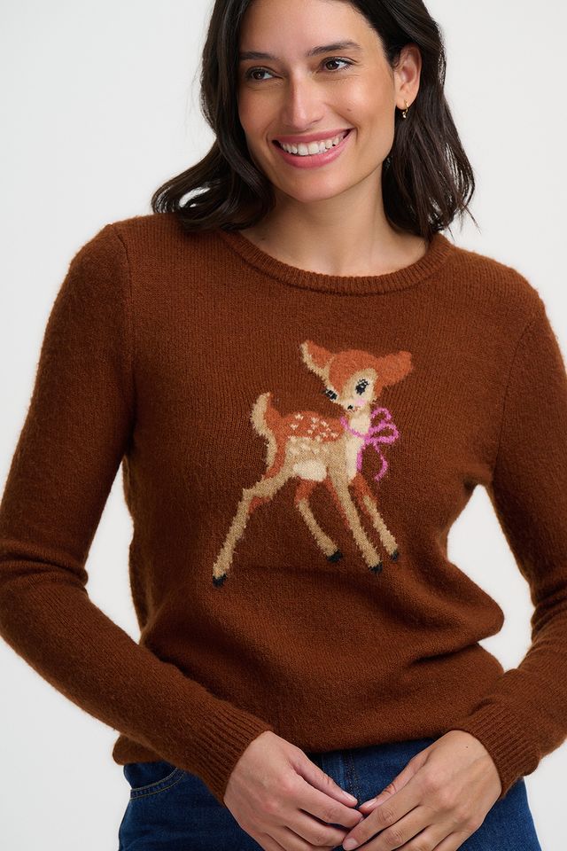 Kia Jumper - Brown Vintage Baby Deer