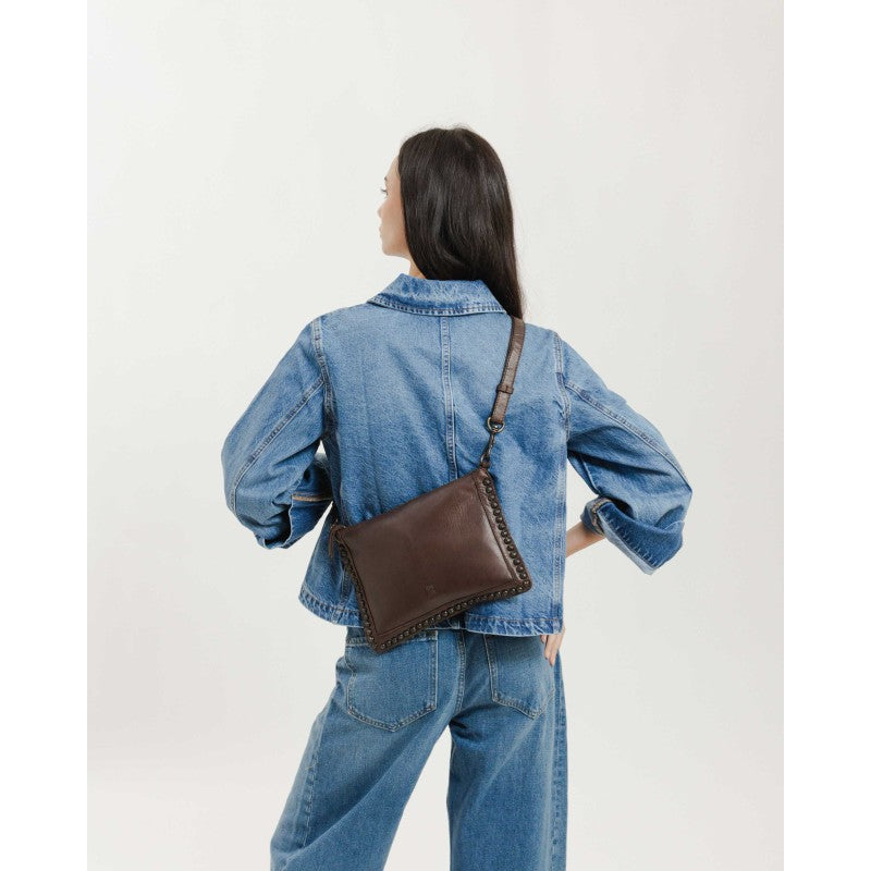 Biba Portland Cross Body Bag - Dark Brown