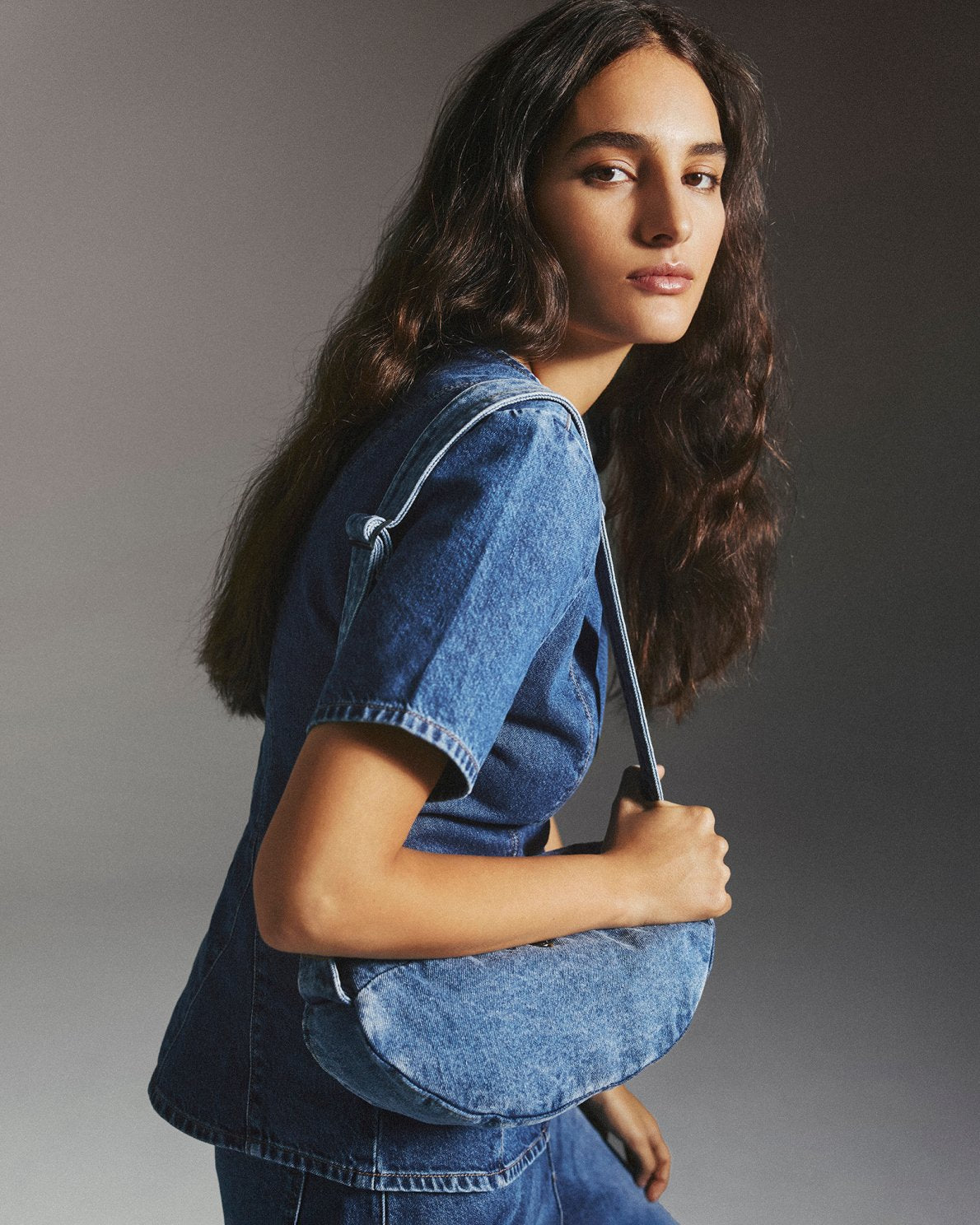 MSCH Dylan Bumbag - Mid Blue Wash
