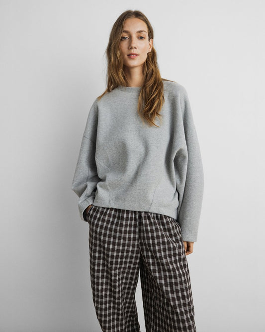MSCH Marletta Icon Logo Sweatshirt - Steel Gray