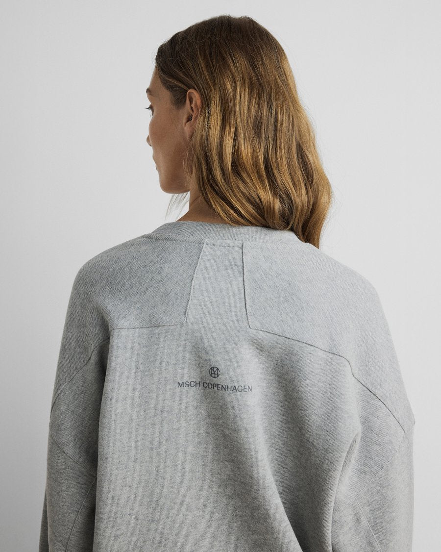 MSCH Marletta Icon Logo Sweatshirt - Steel Gray