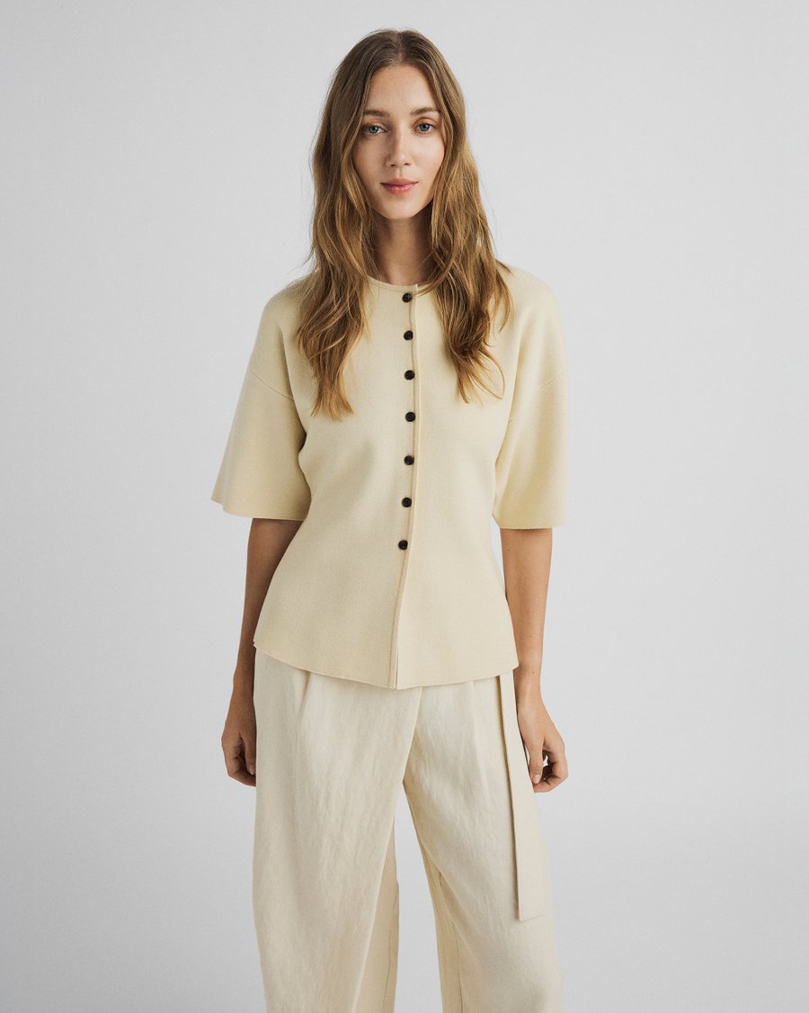 MSCH Mirielle East Cardigan - Bleached Sand