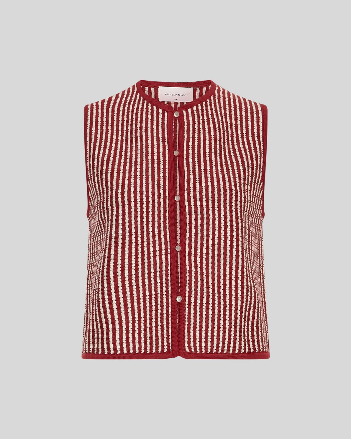 MSCH Priscilla Vest - Rhubarb