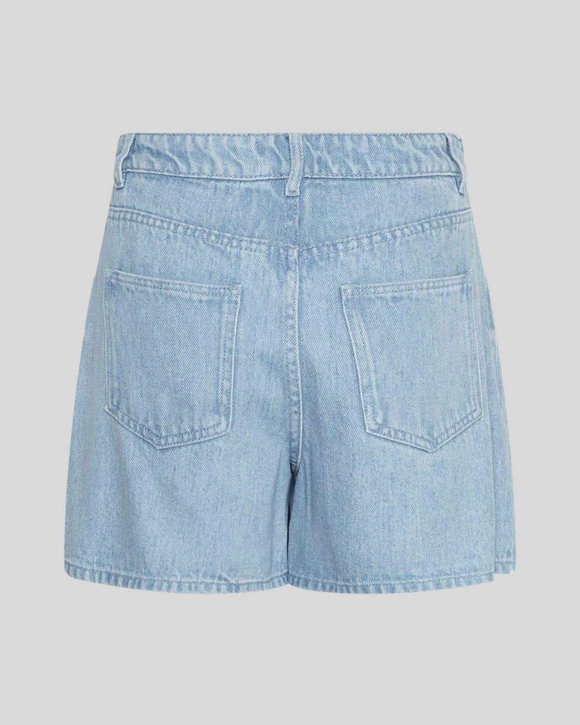 MSCH Saphina High Waisted Shorts - Light Blue