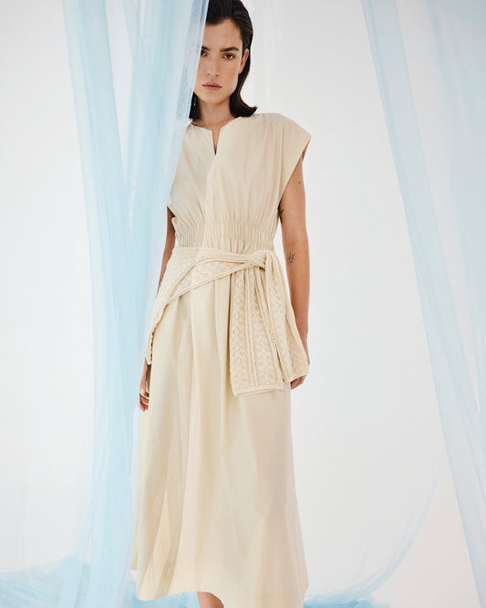 MSCH Wiliane Dress - Bleached Sand