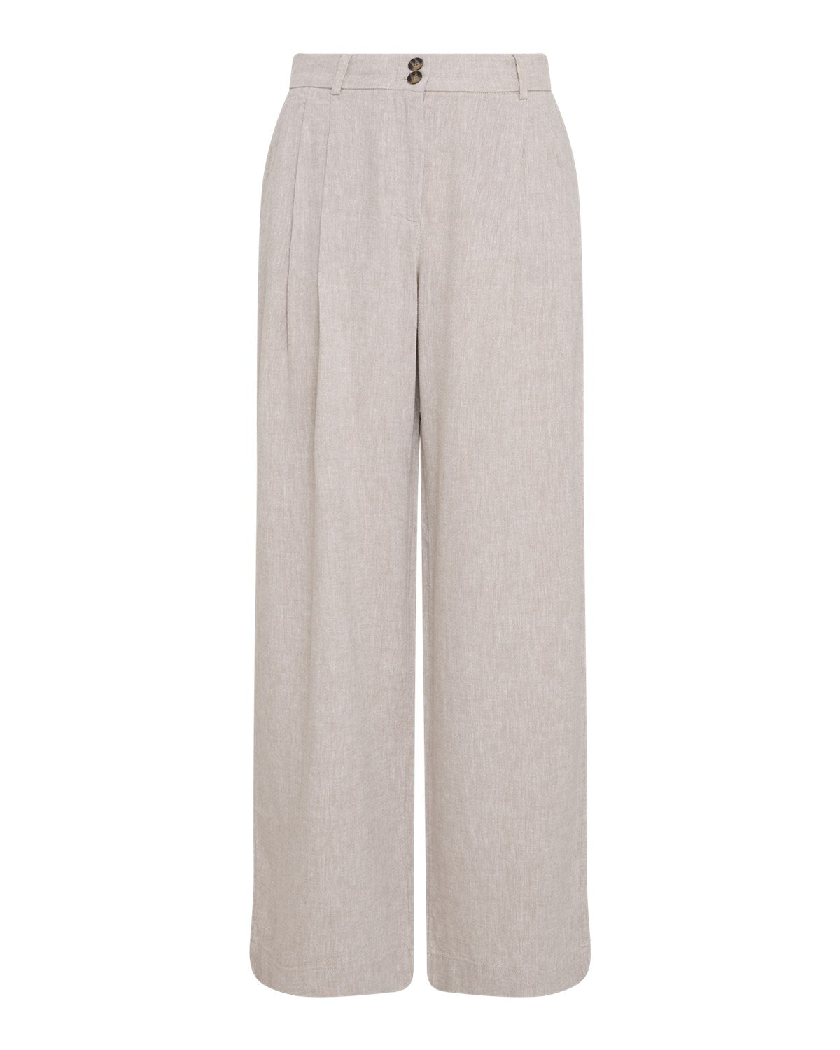MSCH Viana Pleat Pants - sand melange