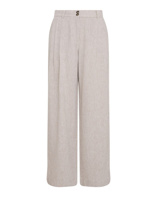 MSCH Viana Pleat Pants - sand melange
