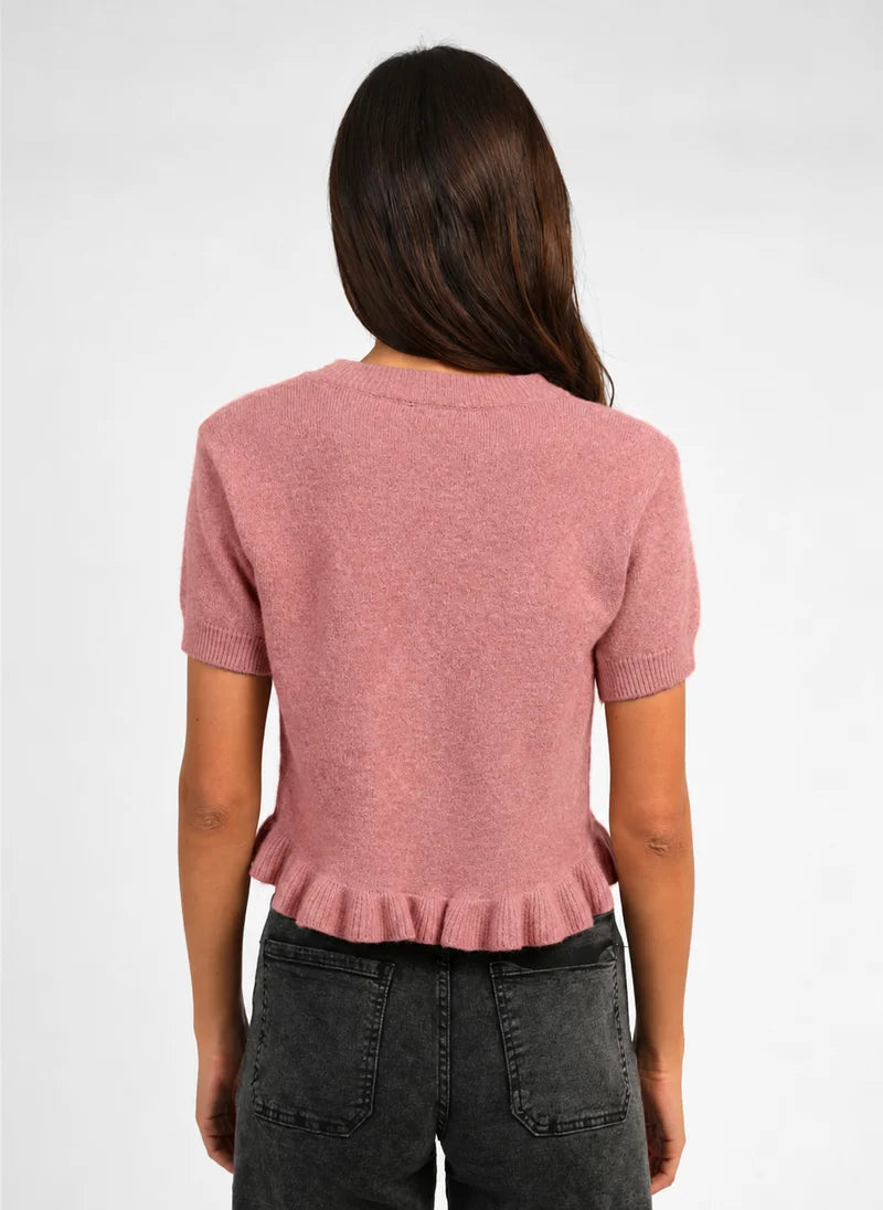An'ge Nestorine Sweater - Rose