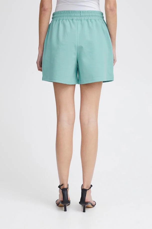 ICHI Kate Trend Shorts - Nile Blue