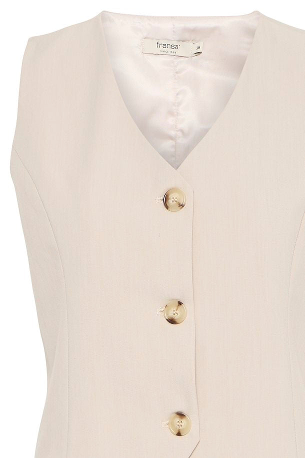 Fransa Abigail Waistcoat - Oxford Tan