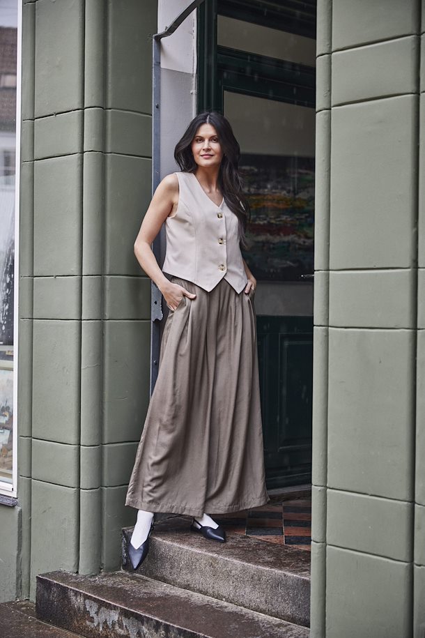 Fransa Abigail Waistcoat - Oxford Tan